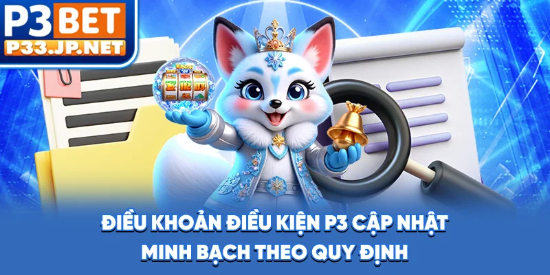 Điều khoản điều kiện P3 cập nhật minh bạch theo quy định