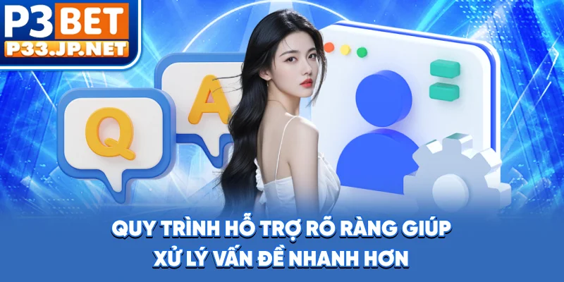 Quy trình hỗ trợ rõ ràng giúp xử lý vấn đề nhanh hơn
