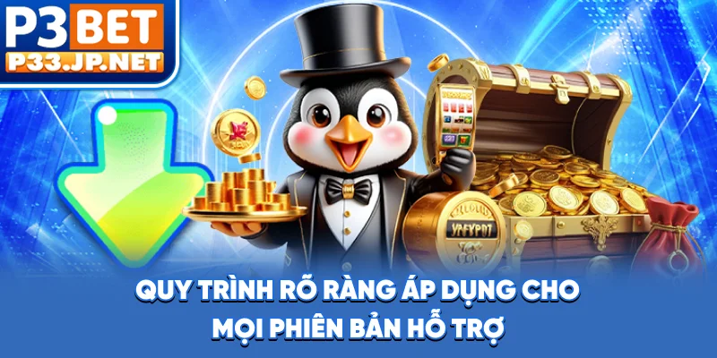 Quy trình rõ ràng, áp dụng cho mọi phiên bản hỗ trợ